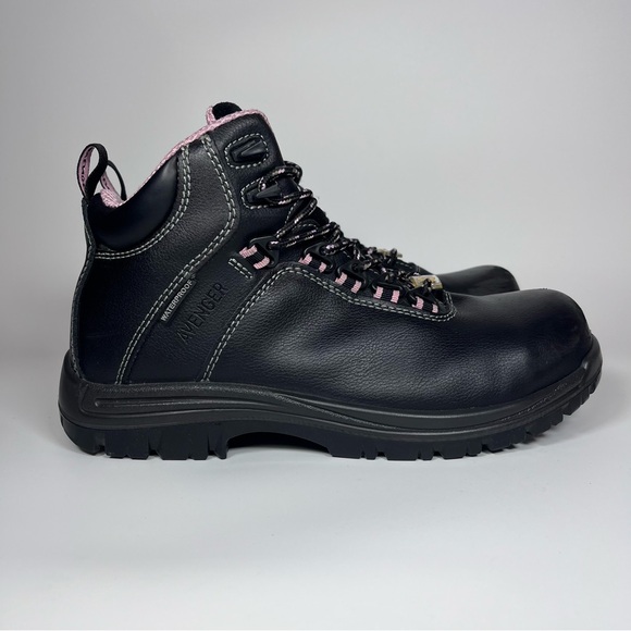 Avenger Womens Breaker Mid 6" Lace Up Work Boot Composite Toe Waterproof Size 10 - Picture 4 of 12